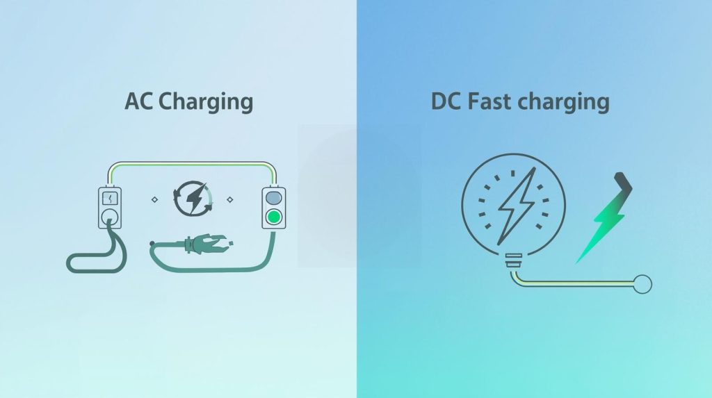 Difference Between AC Chargers and DC Fast Chargers