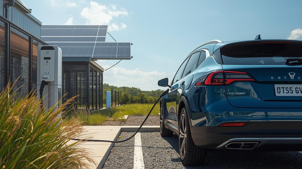 Charging an Electric Vehicle From an Off-Grid Solar System