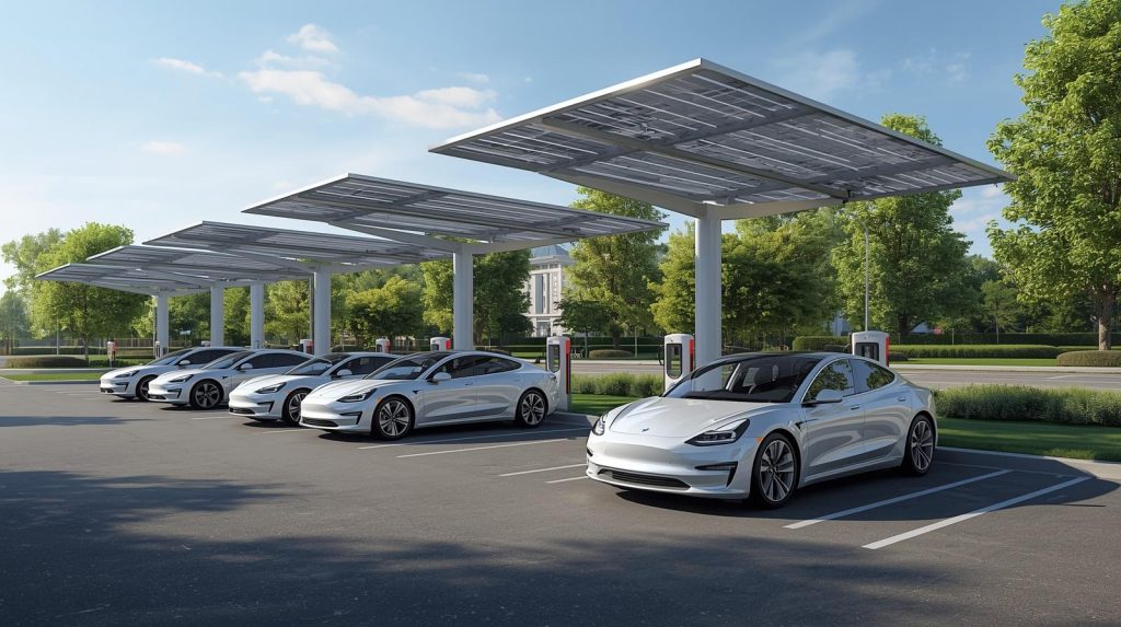 How a Solar EV Charging System Works