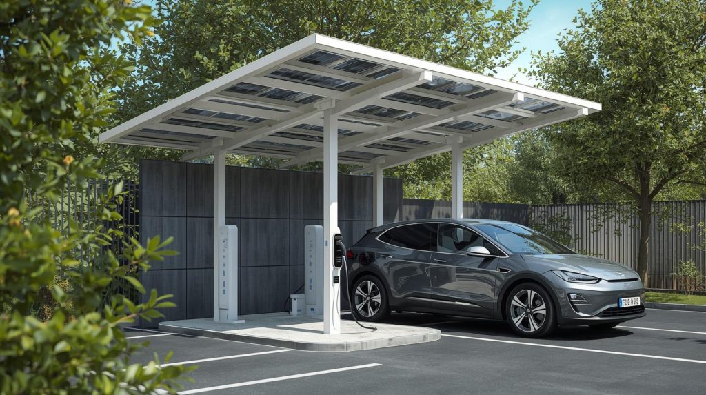 How a Solar EV Charging System Works